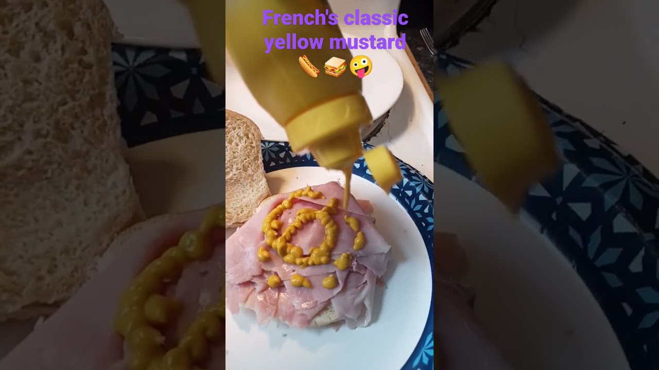 French's classic yellow mustard 🌭🥪🤪