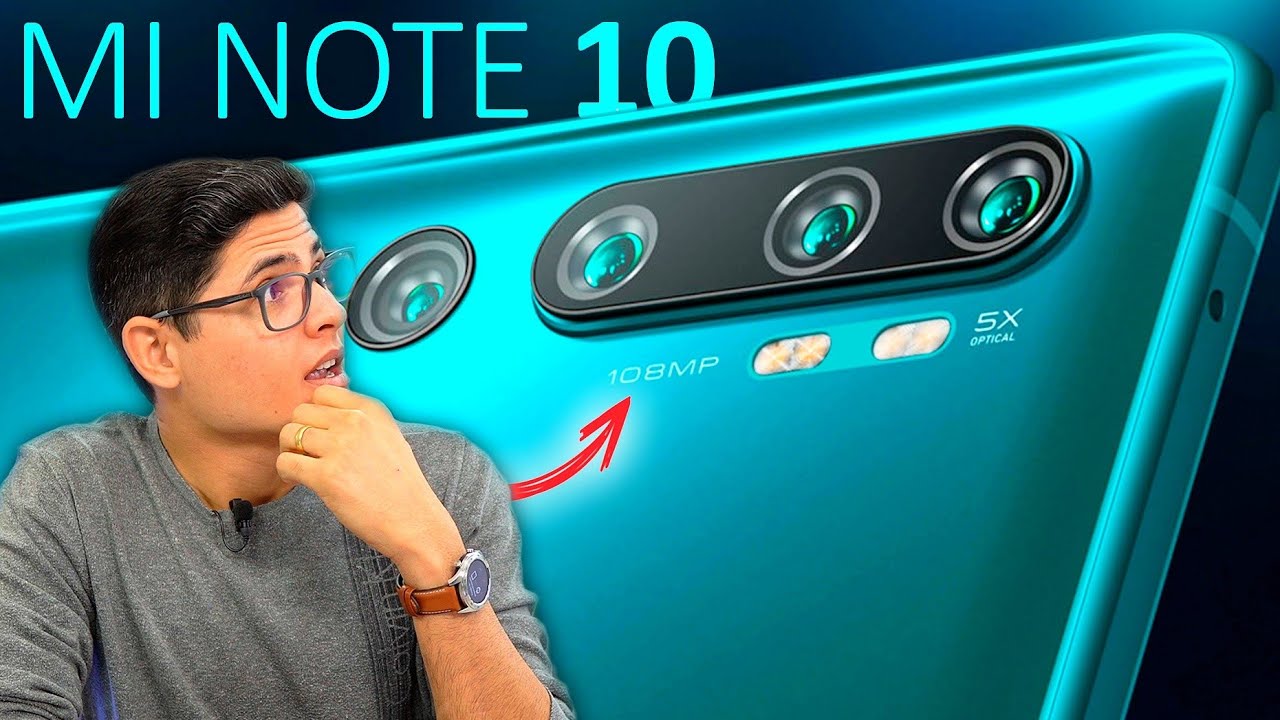 CARAMBA! O Xiaomi Mi Note 10 tem CÂMERA de 108MP! ELE VEM FORTE HEIN?! CC9 PRO