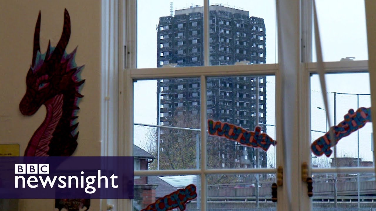 The school in the shadow of Grenfell - BBC Newsnight