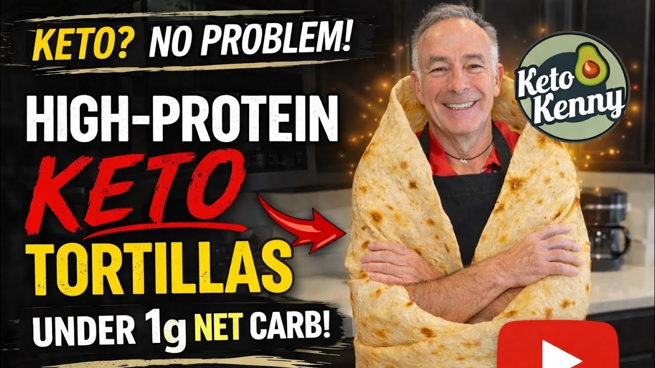 High-Protein Keto Tortillas ! You’ll Never Believe Are  Less Than 1g Carb!