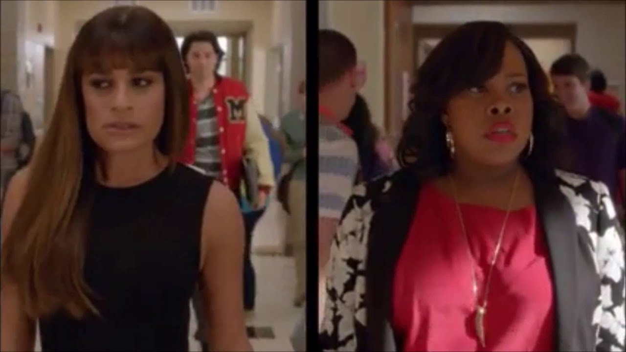 Glee Rachel and Mercedes return to Mckinley 5x12