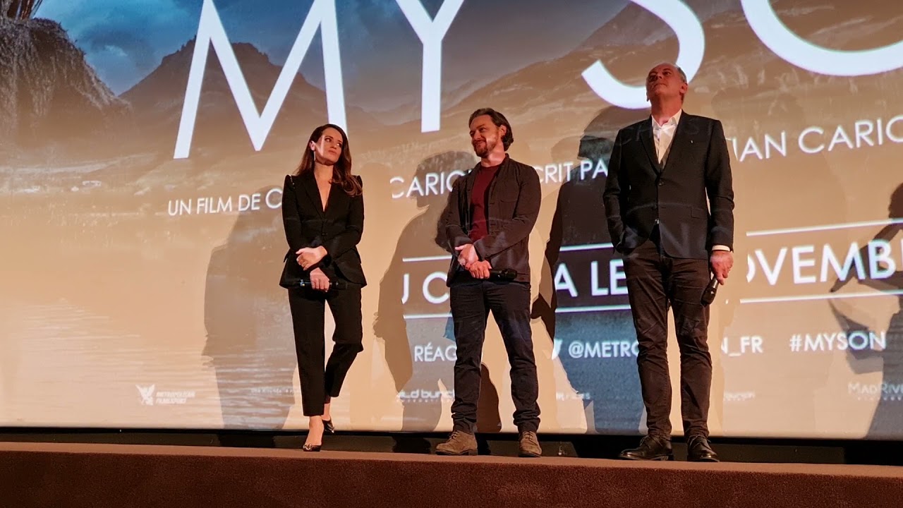 MY SON - Claire Foy, James McAvoy, Christian Carion at Gaumont Champs-Élysées, 14th October 2021