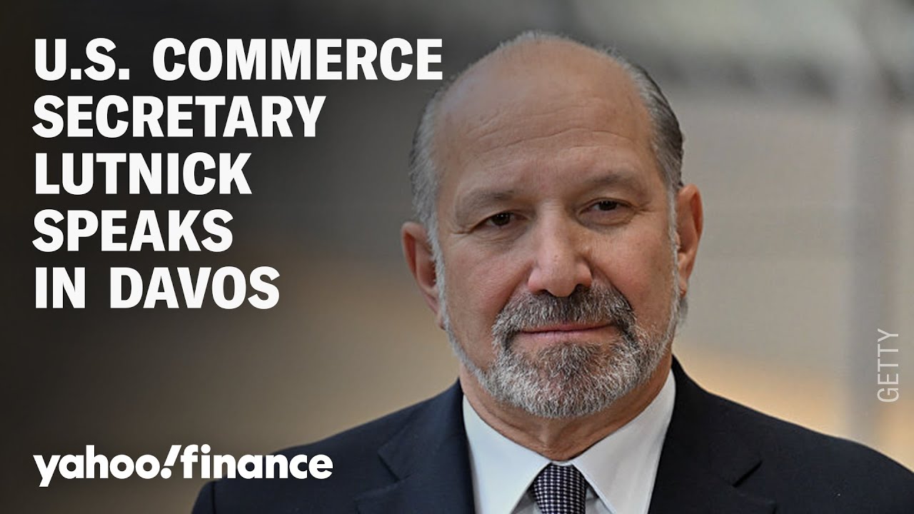 LIVE: US Secretary of Commerce Howard Lutnick speaks at the World Economic Forum