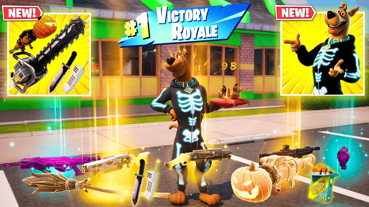 SCOOBY-DOO + SCOOBY SNACKS vs NEW MEDALLIONS & MYTHICS CHALLENGE (Fortnite Chapter 6 Season 4)