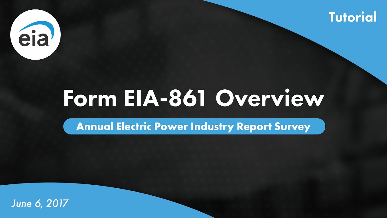 The EIA-861 Survey Form Tutorial