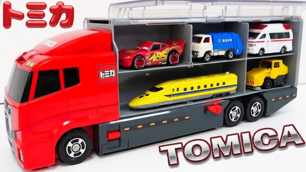 トミカ☆高級ミニカーを開封してコンボイ出発！ホンダNSXも参加☆ 12 minutes of satisfying unboxing, Ambulance, Garbage Trucks convoy