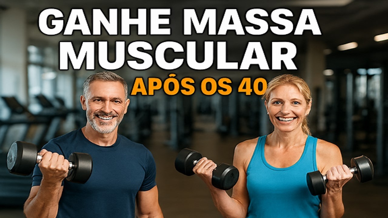 MUSCULAÇÃO APÓS OS 40: COMO VENCER A SARCOPENIA E GANHAR MASSA MUSCULAR #saúde #jeandersonsouza #fyp