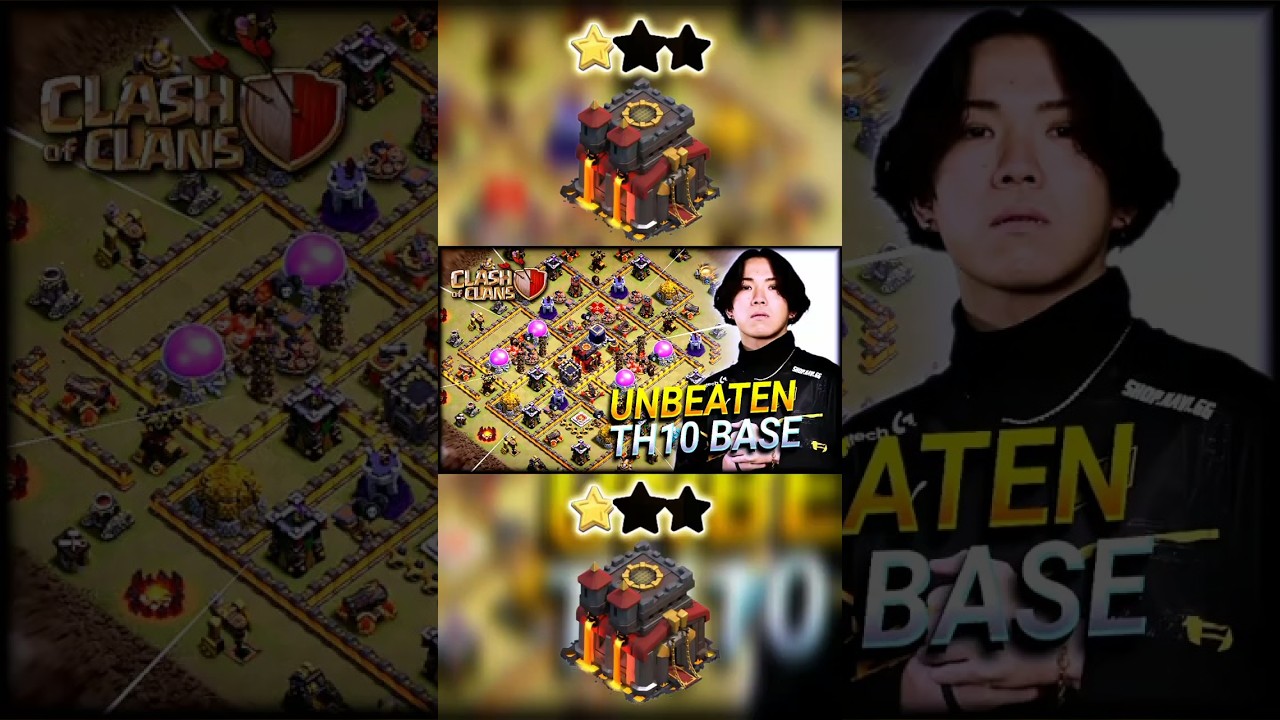 Th10 base with link (Clash of Clans)