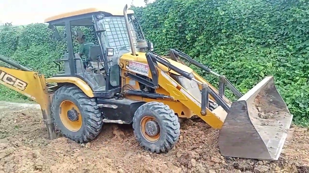 PERBAIKAN JALAN EROSI ❗❗ DENGAN ALAT BERAT BECOLOADER 