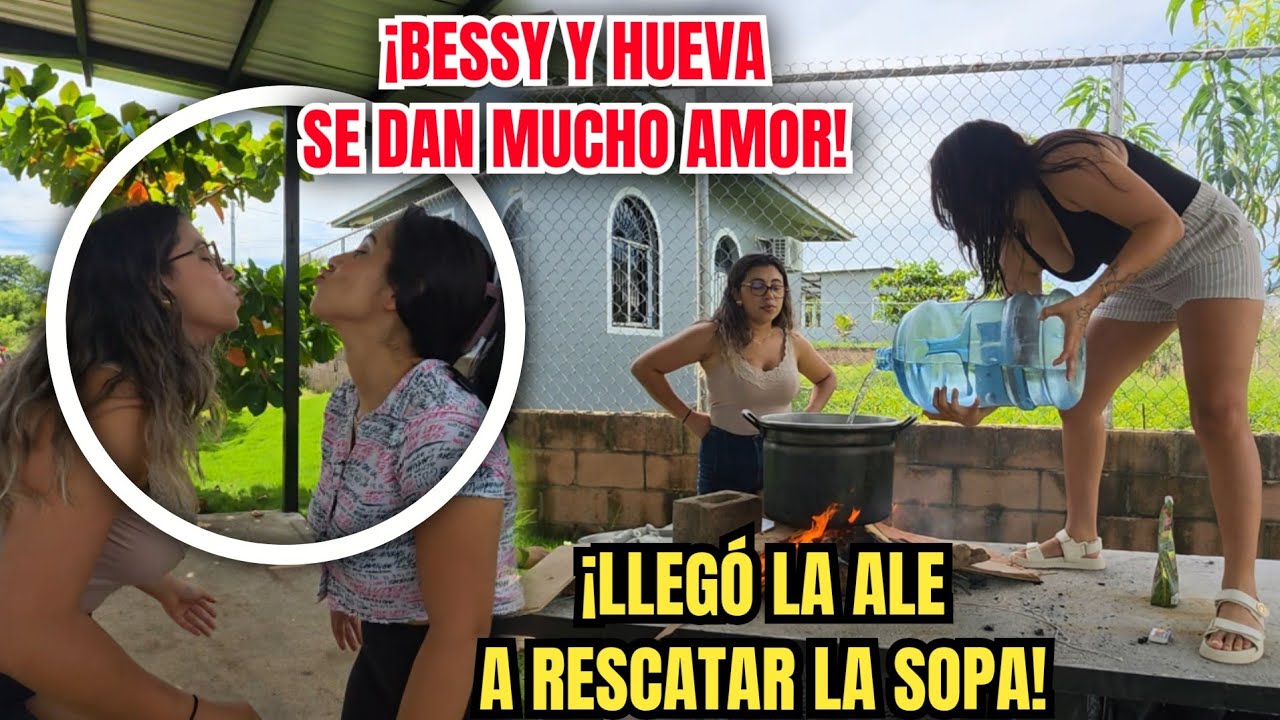 Llego la ALEJANDRA como invitada especial a la sopeada/ Las gallinas salieron DURAS y nunca estaban