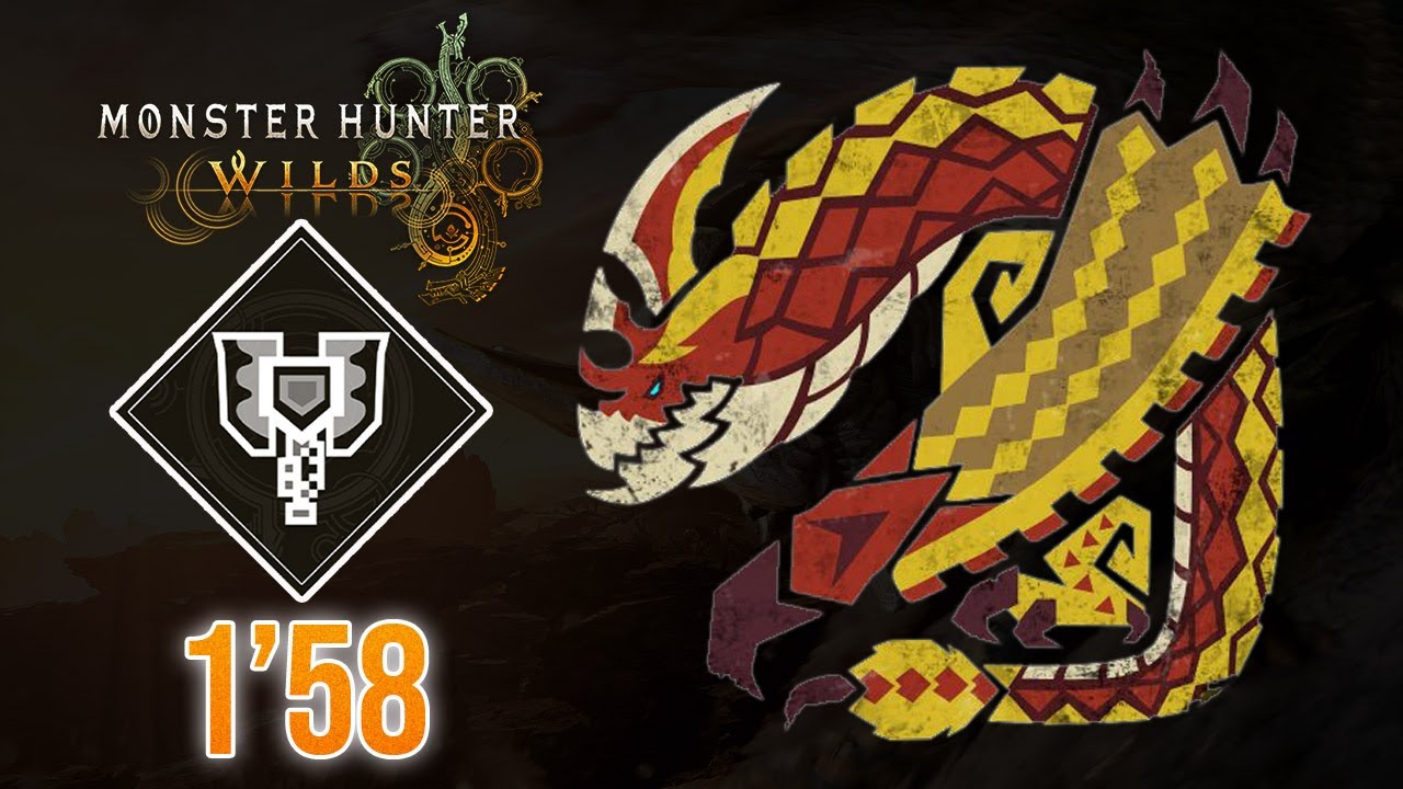 【MHWilds】HR★6 Seregios 1'58  solo Charge Blade