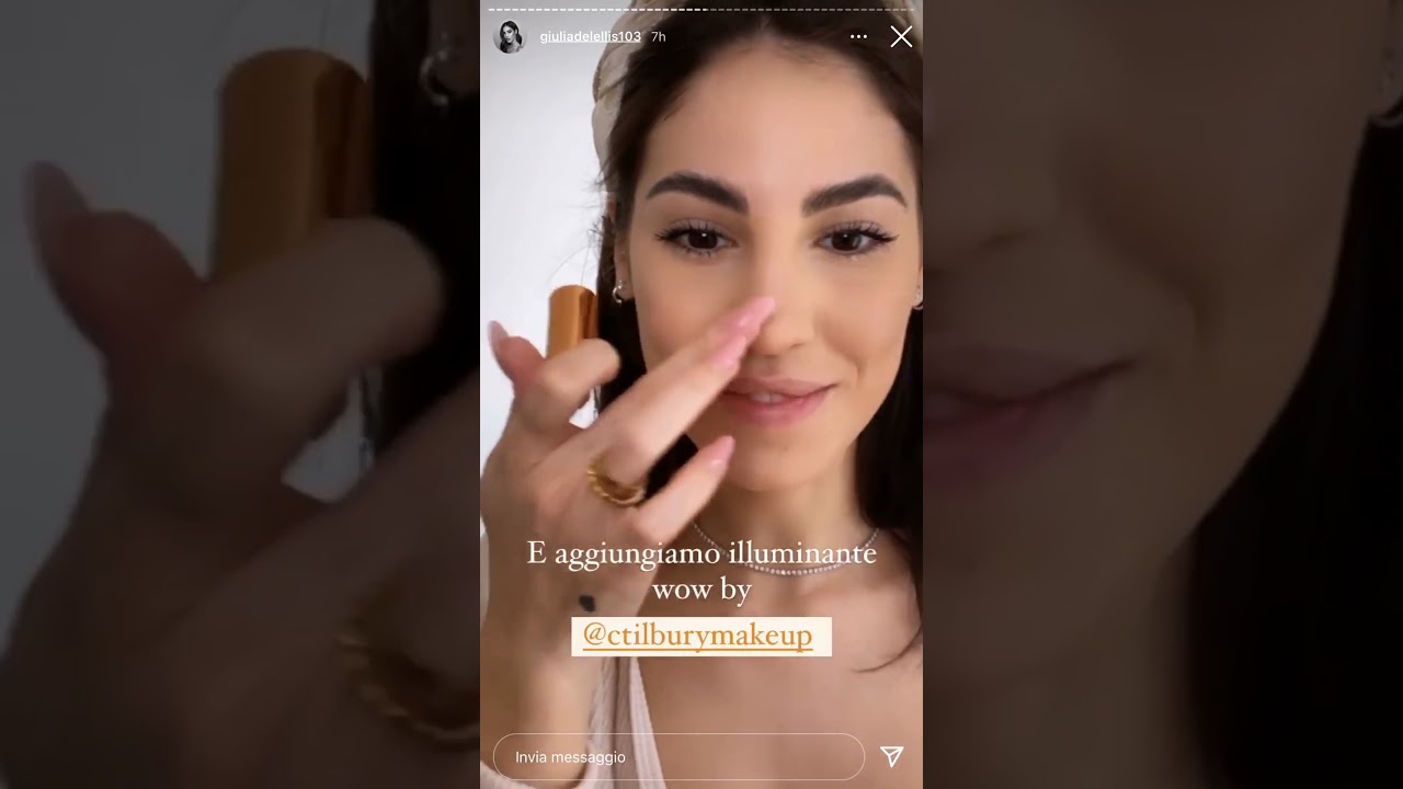 Giulia De Lellis - Make up Sephora