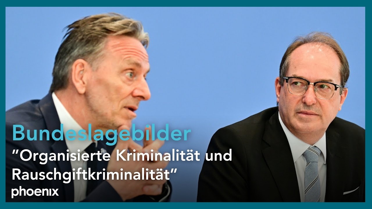 Bundeslagebilder Organisierte Kriminalität und Rauschgiftkriminalität mit u.a. Alexander Dobrindt