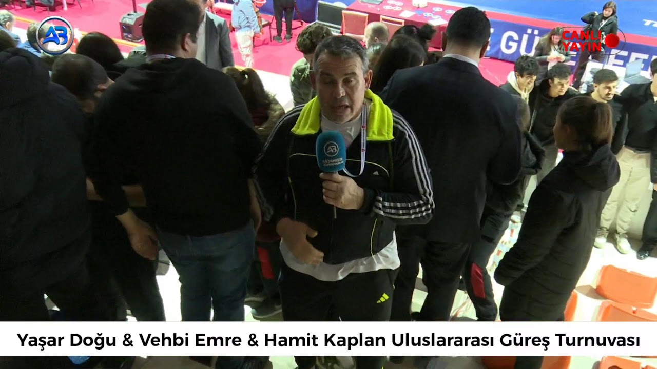 Yaşar Doğu & Vehbi Emre & Hamit Kaplan Uluslararası Güreş Turnuvası Canlı izle