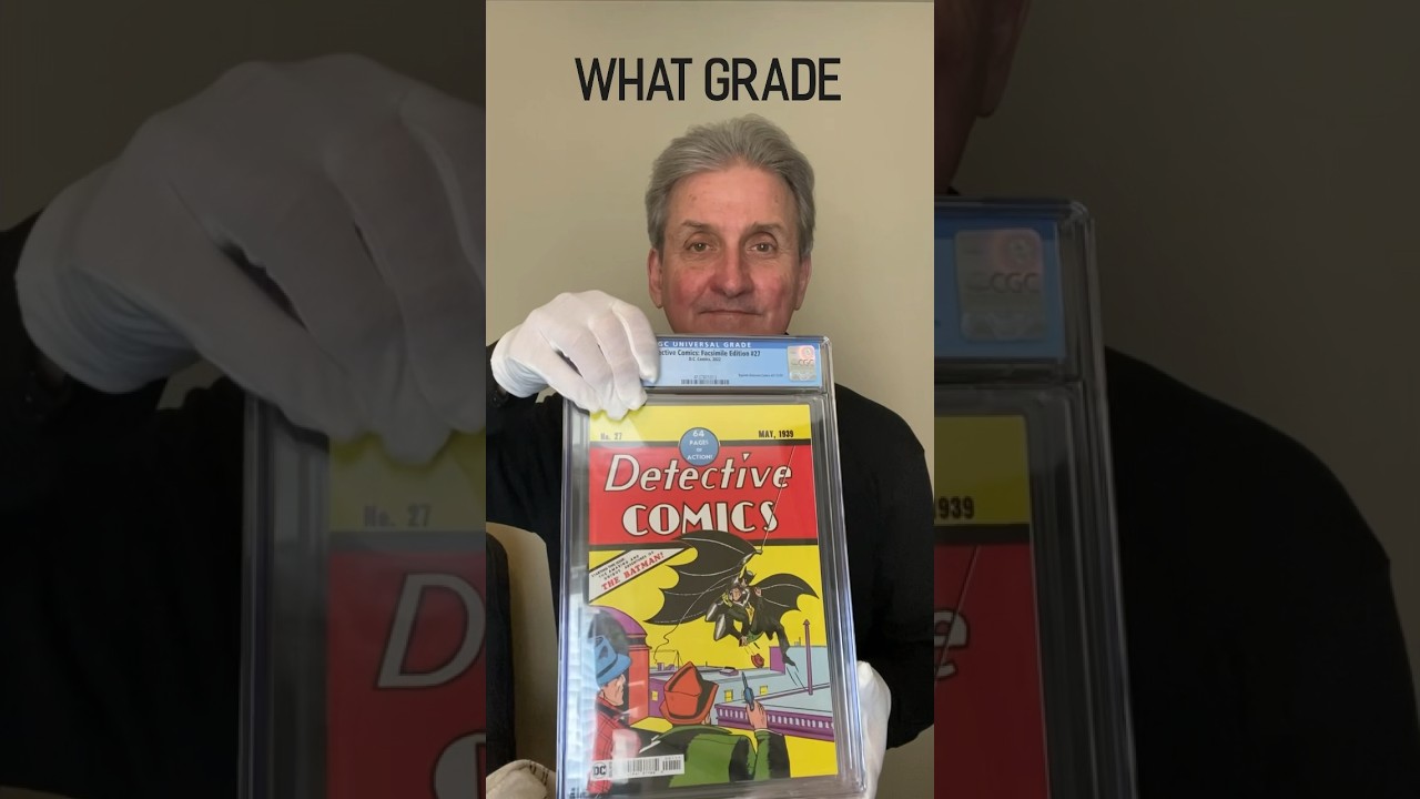 Grade reveal: Detective Comics 27 facsimile edition #short