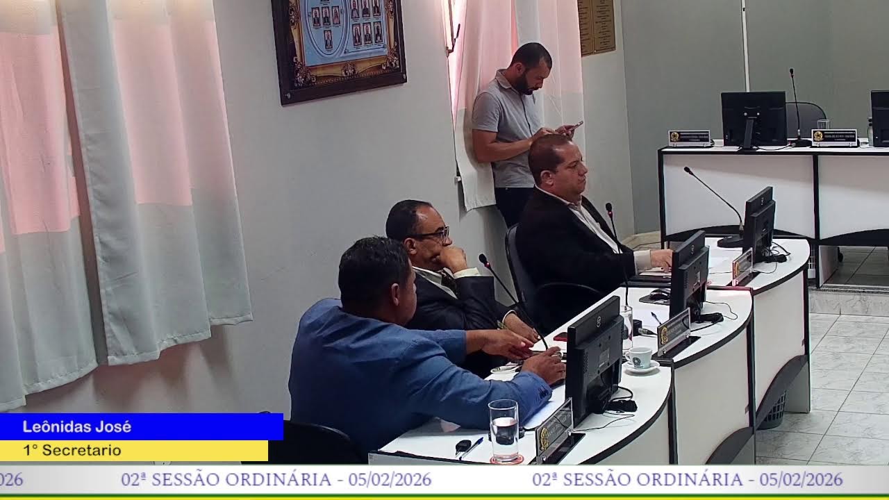 TRANSMISSÃO AO VIVO DA 2° SESSÃO DA CÂMARA MUNICIPAL DE AREIA BRANCA (QUINTA FEIRA) 05/02/2026