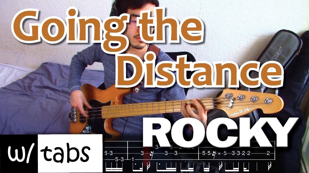 Rocky soundtrack - Going the Distance bass cover