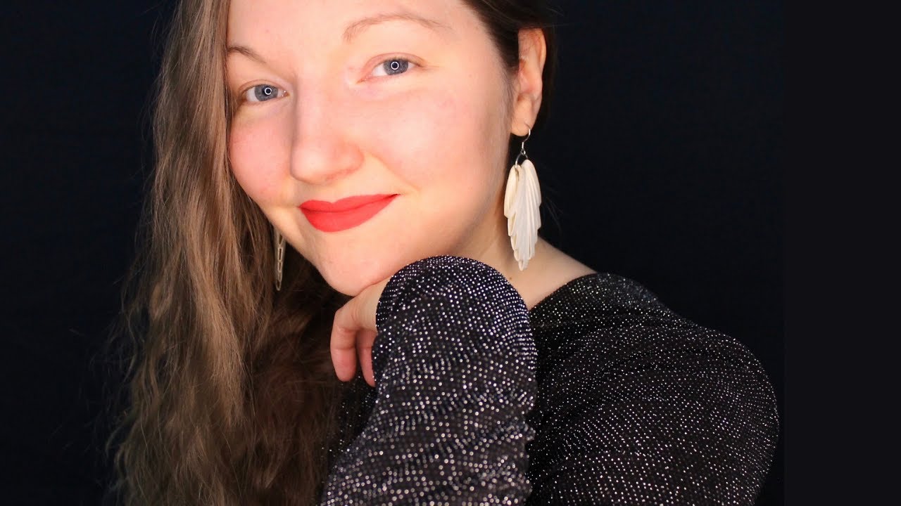 ASMR - KALIMBA & SINGING with Soft Spoken Poem and Hand Movements (Layered Sounds) Sing you to Sleep