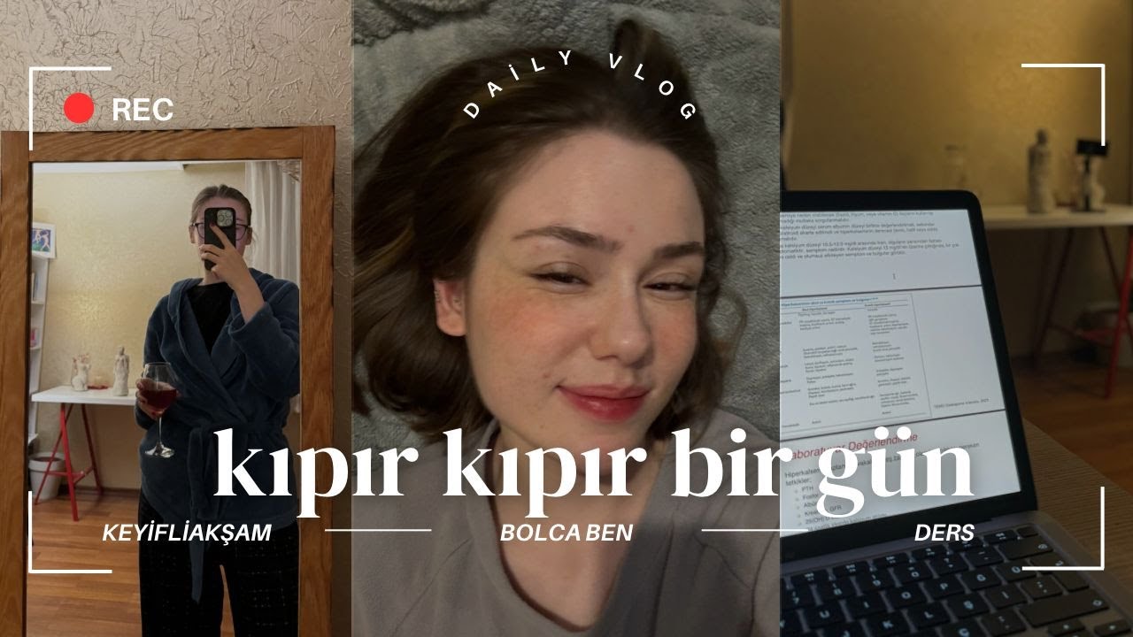 VERİMLİ KIPIR KIPIR VLOG yeni tırnaklarım, günlük rutinler, ufak bir depresyon
