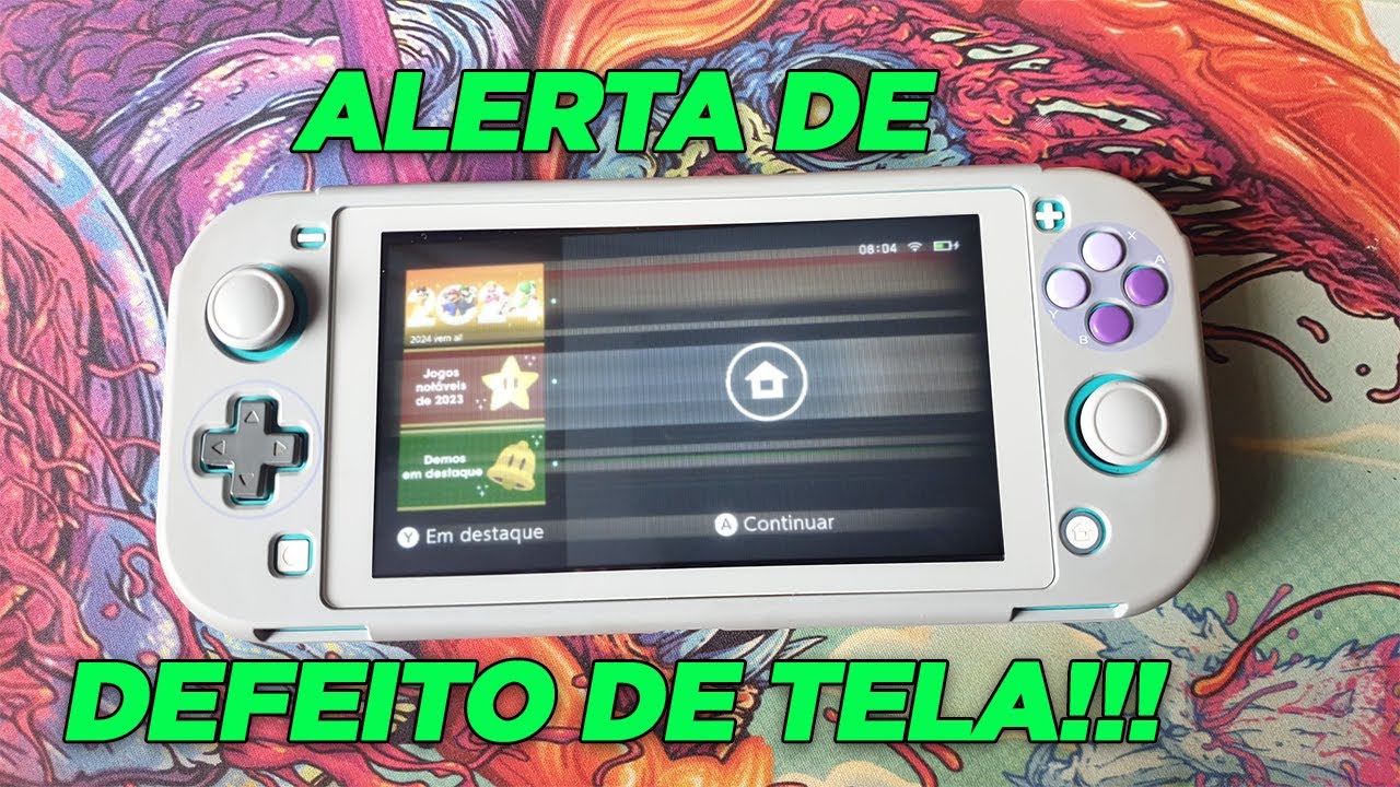 Desbloqueio Causa Defeito Na Tela Do Nintendo Switch? - Está Cada Vez Mais Frequente Este Problema!