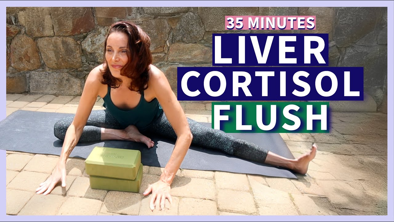 35 min Somatic Yin Yoga + Nidra | Liver Cortisol Detox |  35 minutes