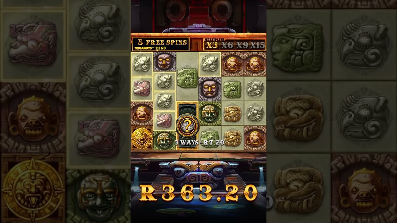 Crazy multiple retriggers on Gonzo&rsquo;s quest megaways on betway.