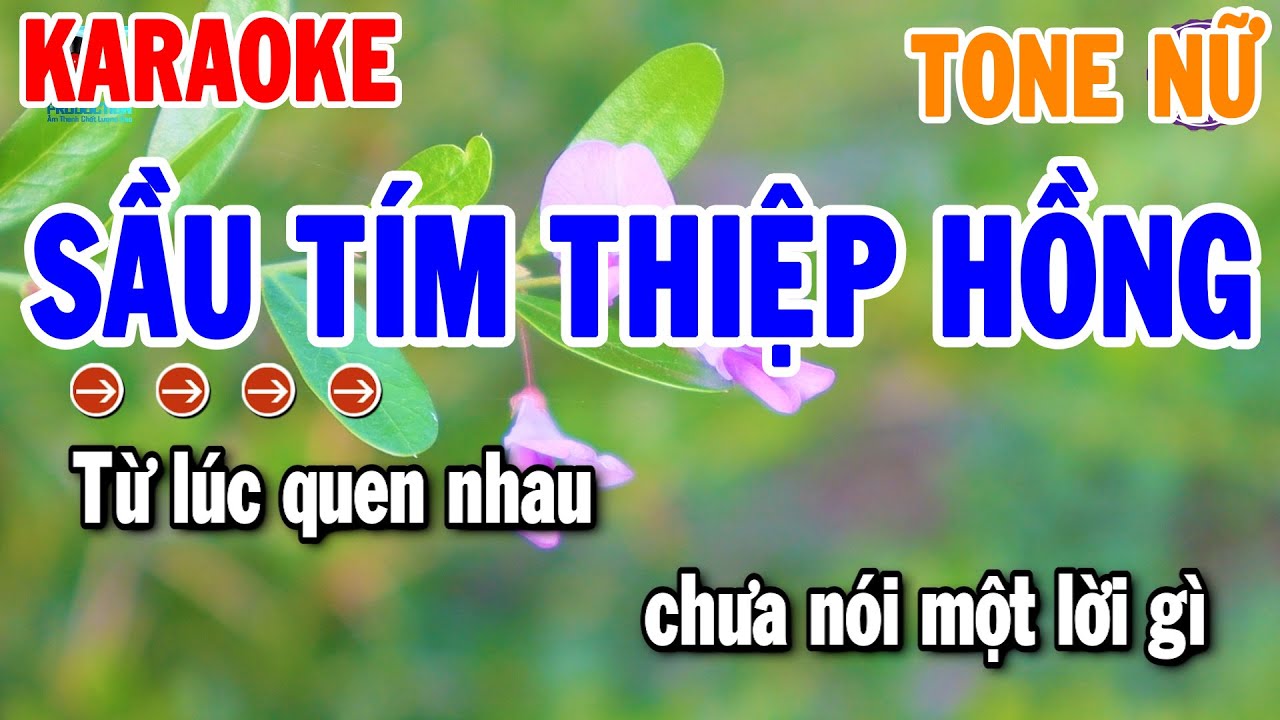 Sầu Tím Thiệp Hồng Karaoke Tone Nữ ( Am ) Nhạc Sống Rumba 2024 | Thanh Hải Organ