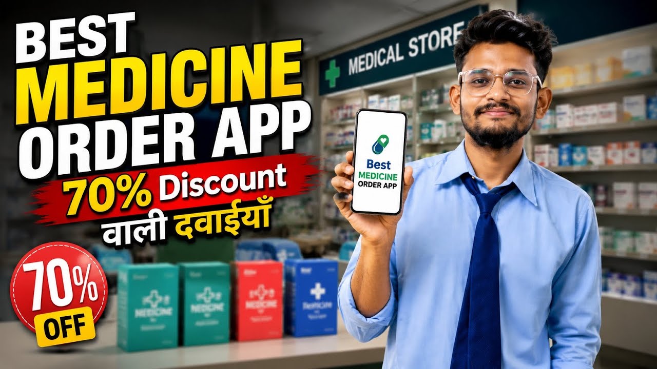 💊 Best Medicine Order App in India 2026 | Top 5 Online Pharmacy Apps | Upto 70% Off Today 😍