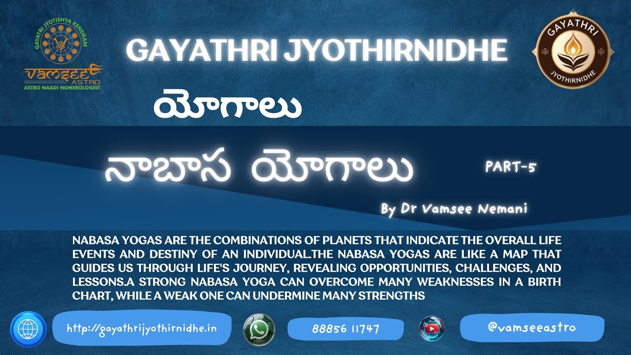 Yogaalu[NABASA YOGAALU ]-యోగాలు [నాబాస యోగాలు]-PART-5