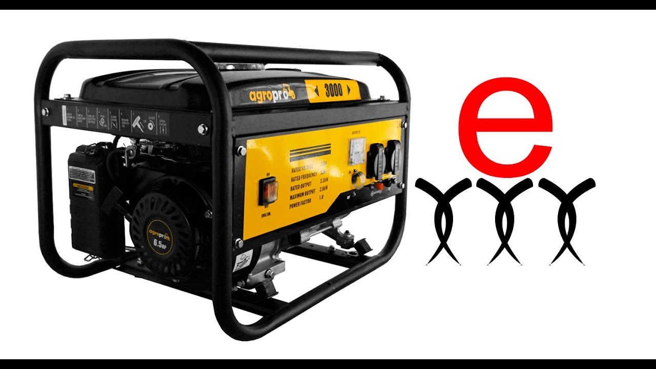Generator electric profesional, AgroPro 3000, 2.5 kW, 6.5CP, monofazat