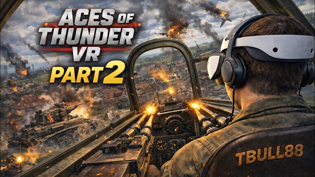 Aces of Thunder  - Lets Fly Part 2 - Livestream - Killbull VR - Deutsch