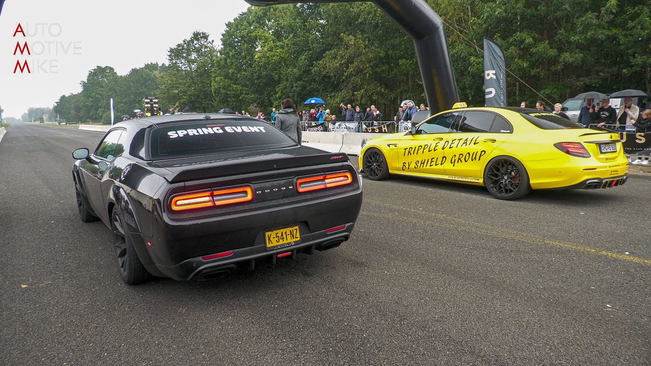 Dodge Challenger SRT vs BRABUS 800 E63 S Sedan 4.0L V8 BiTurbo