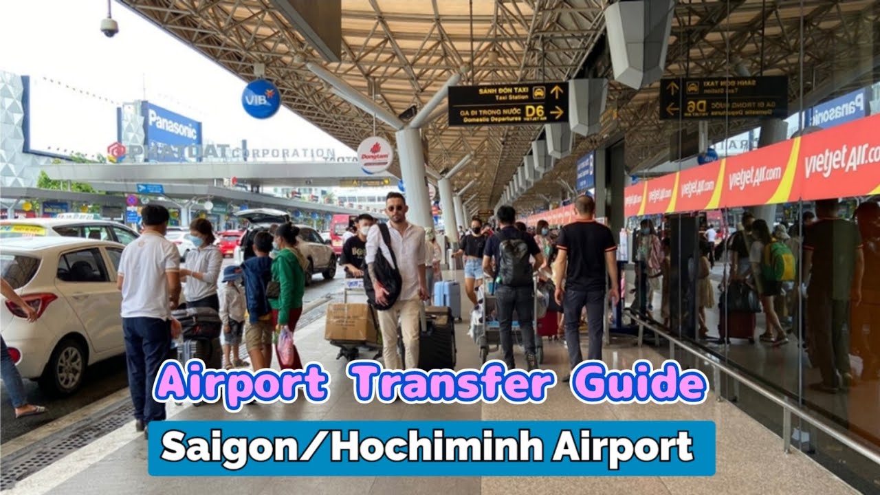 Saigon | Ho Chi Minh Airport | Walk & Grab Bike Ride From Airport To City Center | Transfer guide