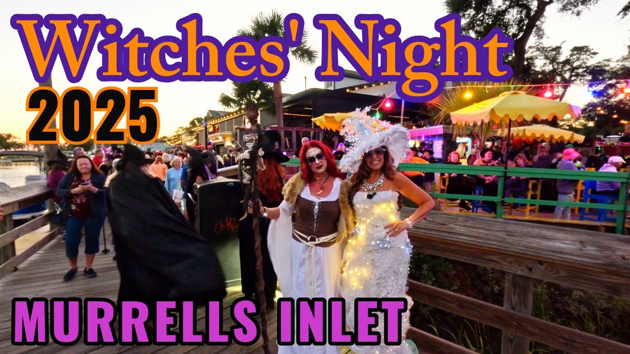 Ночь ведьм на Гранд-Стрэнде! — На благотворительном походе Murrells Inlet Marsh Walk 2025 недалек...