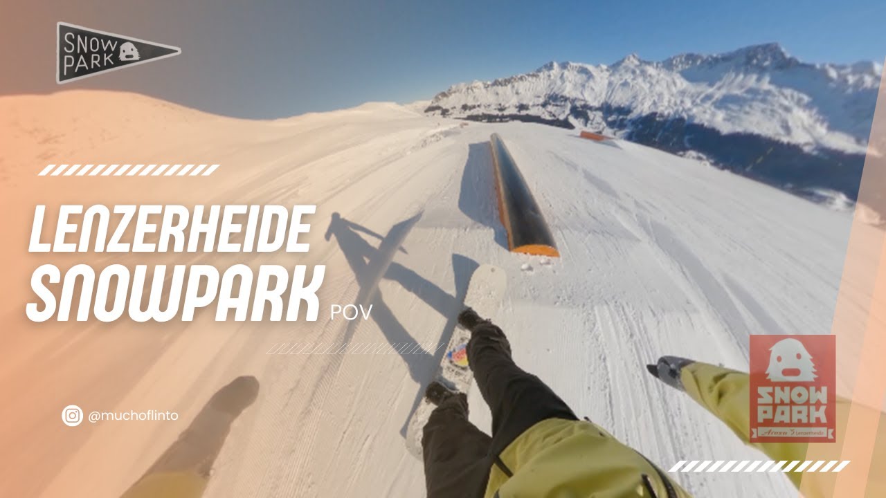 POV: Fun Park Laps at Snowpark Lenzerheide!