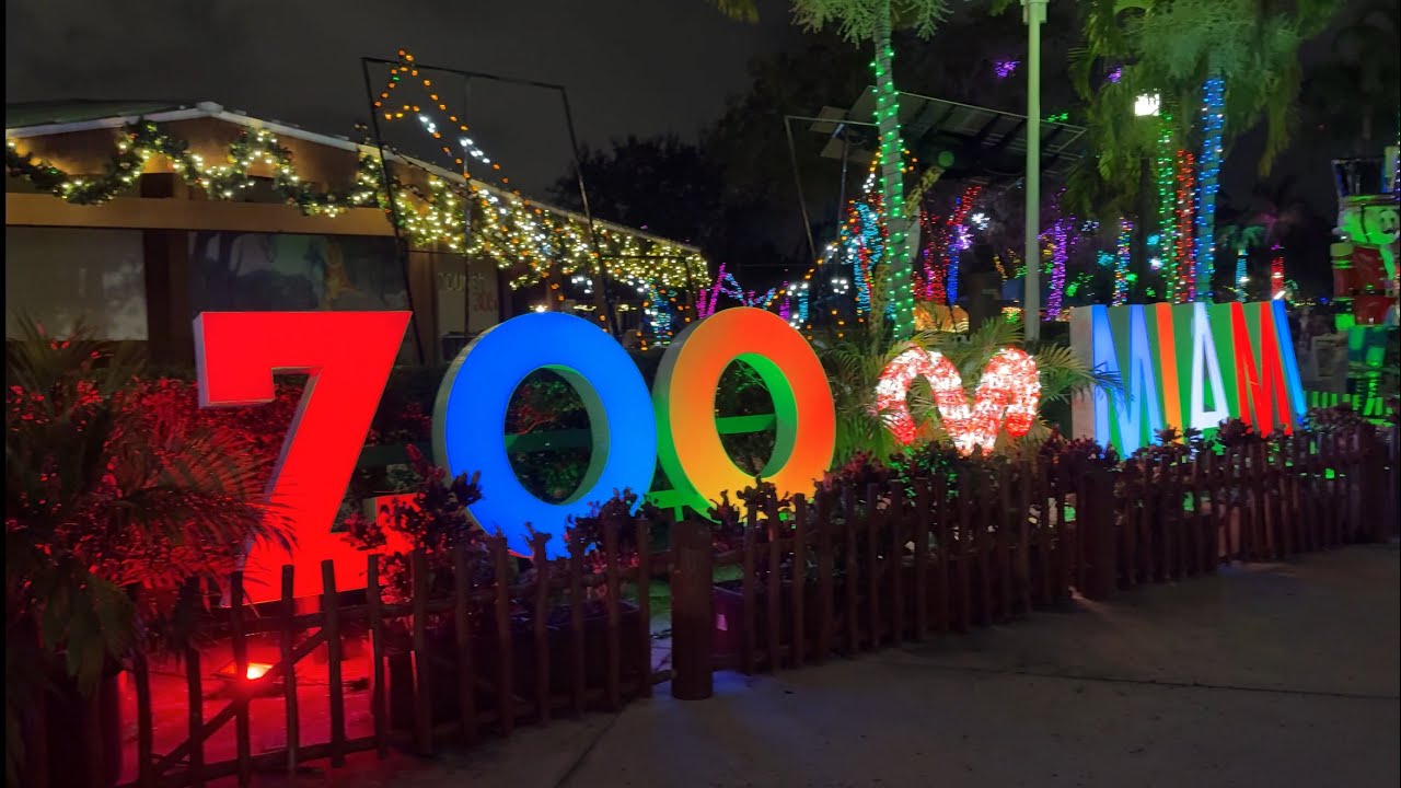 Zoo Lights Miami - Opening Night!