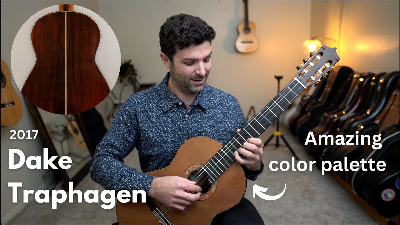 A Dreamy, Colorful Guitar! | Dake Traphagen 2017 Doubletop Review | GuitarCollection.com