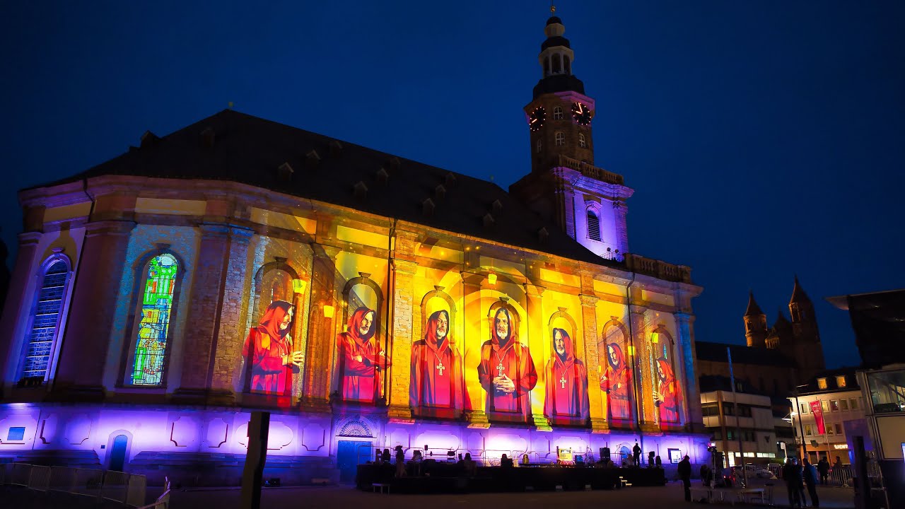 Der Luther-Moment • Projection Mapping in Worms mit Studio Eigengrau