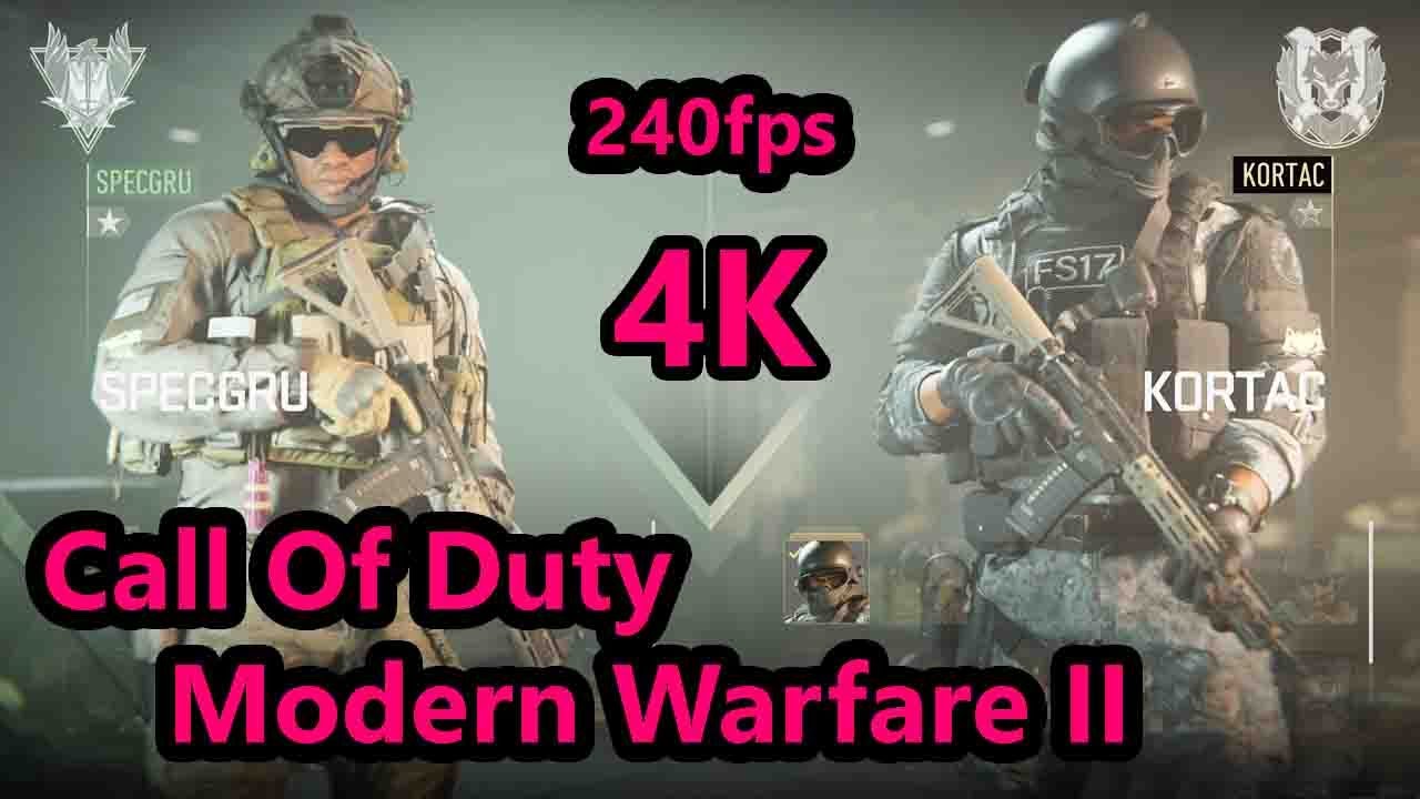 Call Of Duty&reg; MW II Blackcell playing [240] FPS [4K]