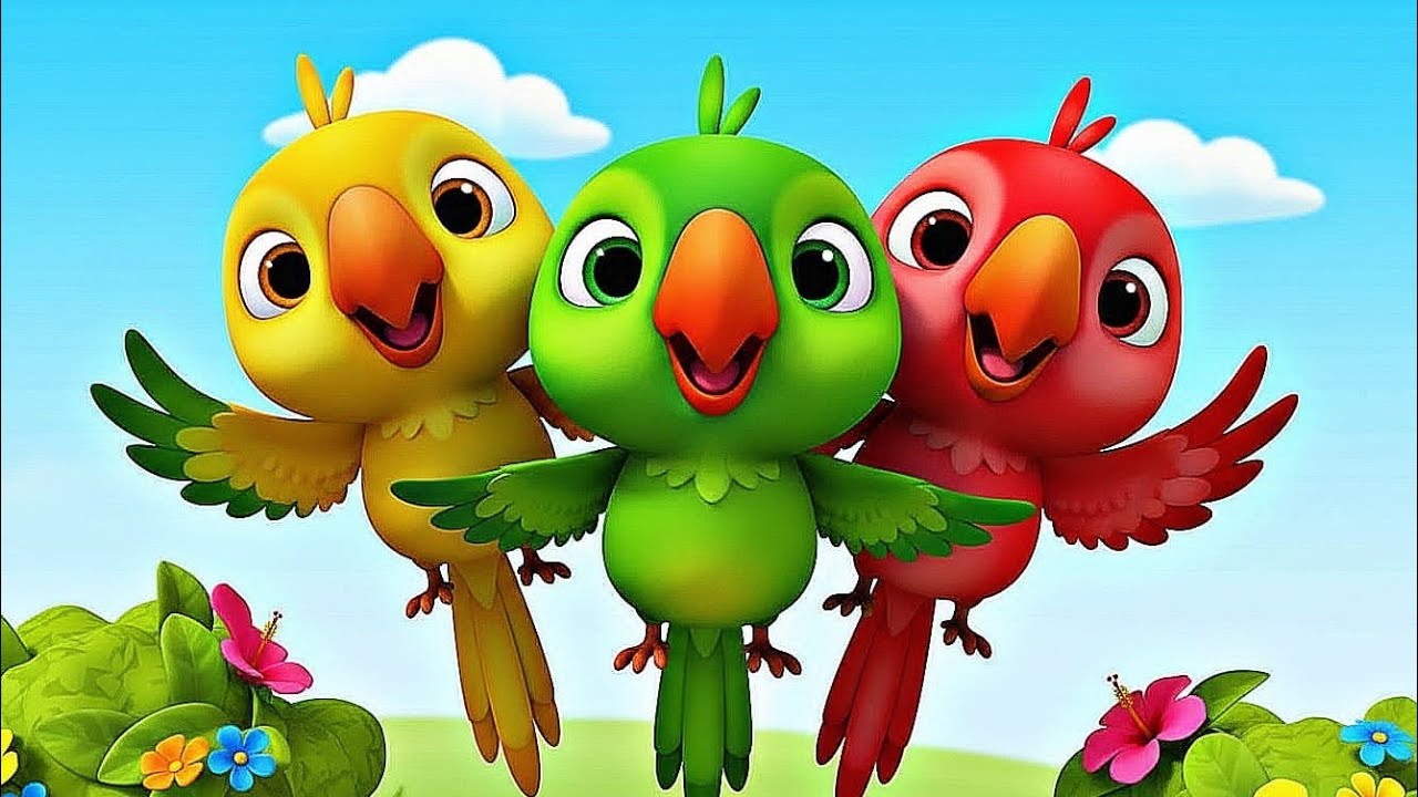 Main Tota Hare Rang Ka 🦜 | मैं तोता मैं तोता | Hindi Rhymes for Kids | Baby Cartoon Song
