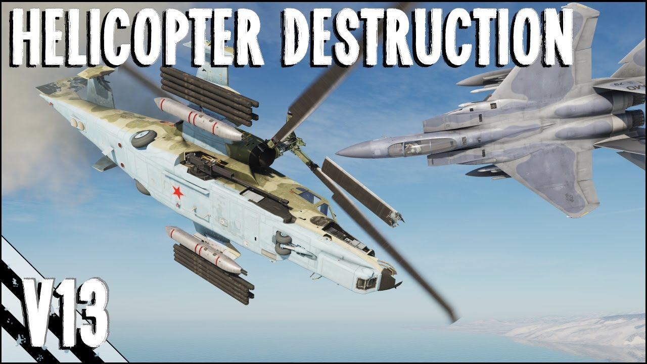 Extreme Helicopter Destruction, Crashes & More! V13 | DCS World 2.5 Modern Flight Sim Crashes