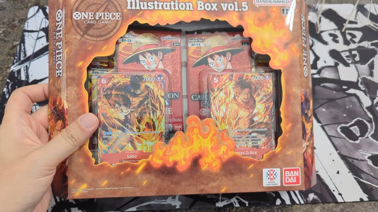 [OPTCG] Unboxing One Piece Card Game Illustration Box Vol. 5 and Vol. 6 (IB-05 and IB-06)