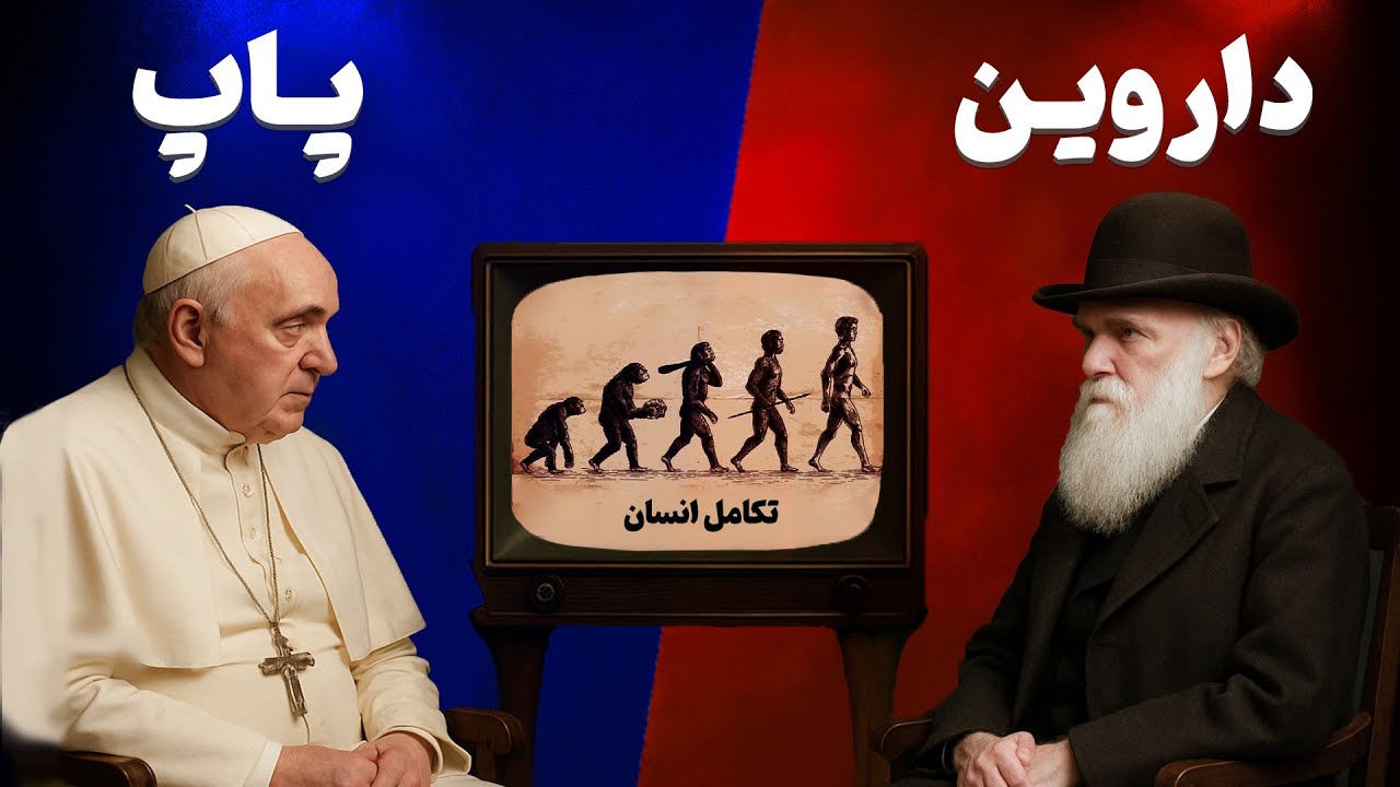 علم یا دین؟ مناظره داروین با پاپ فرانسیس!
