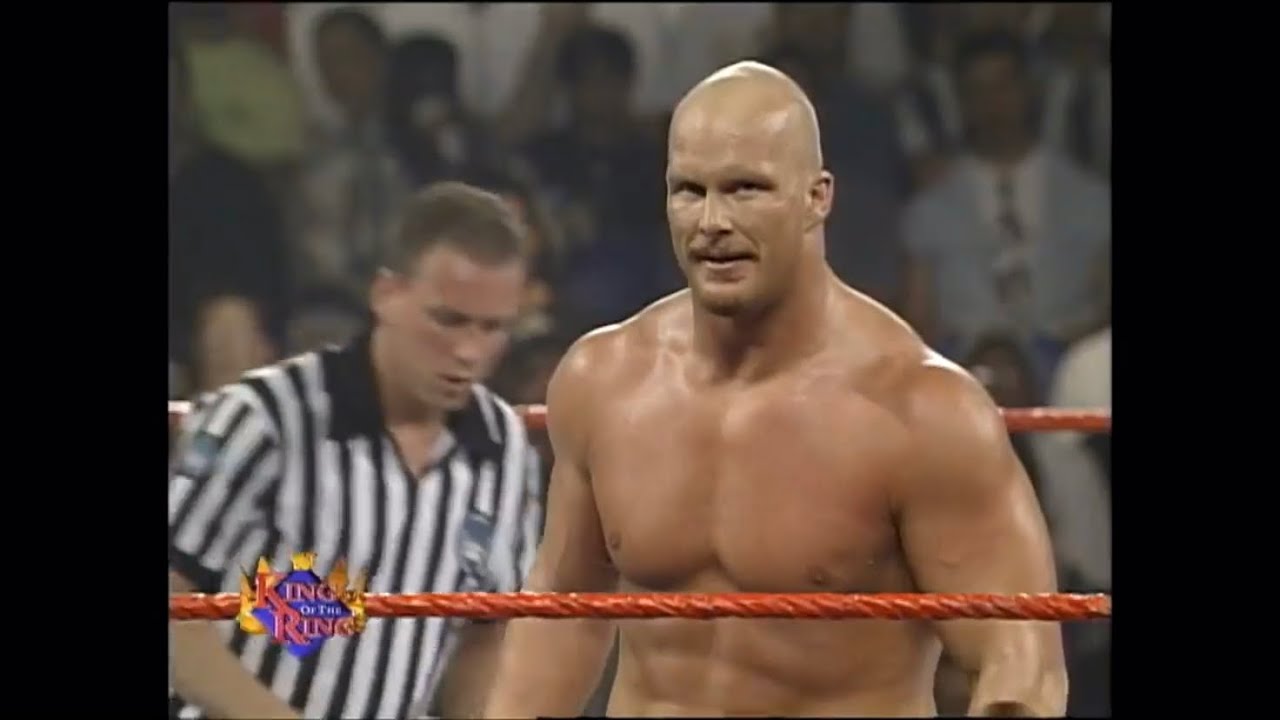 Stone Cold Steve Austin V Bob Holly Road To King Of The Ring 1996 First Match WWE Raw 6-3-1996