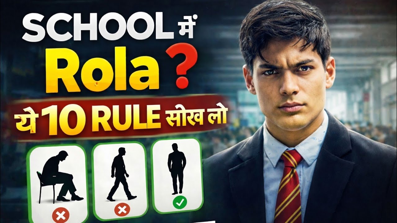 SCHOOL MAI ROLA KAISE JAMAYE | YE 10 RULE AAPKI JINDGI BADAl DENGE