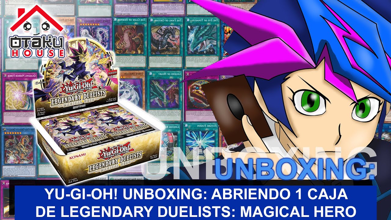 Abriendo una caja de Legendary Duelists Magical Hero Booster Box de Yugioh