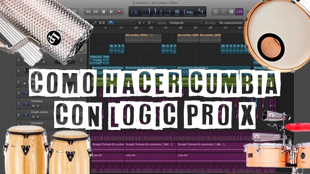 Como hacer cumbia con logic Pro x (TUTORIAL)