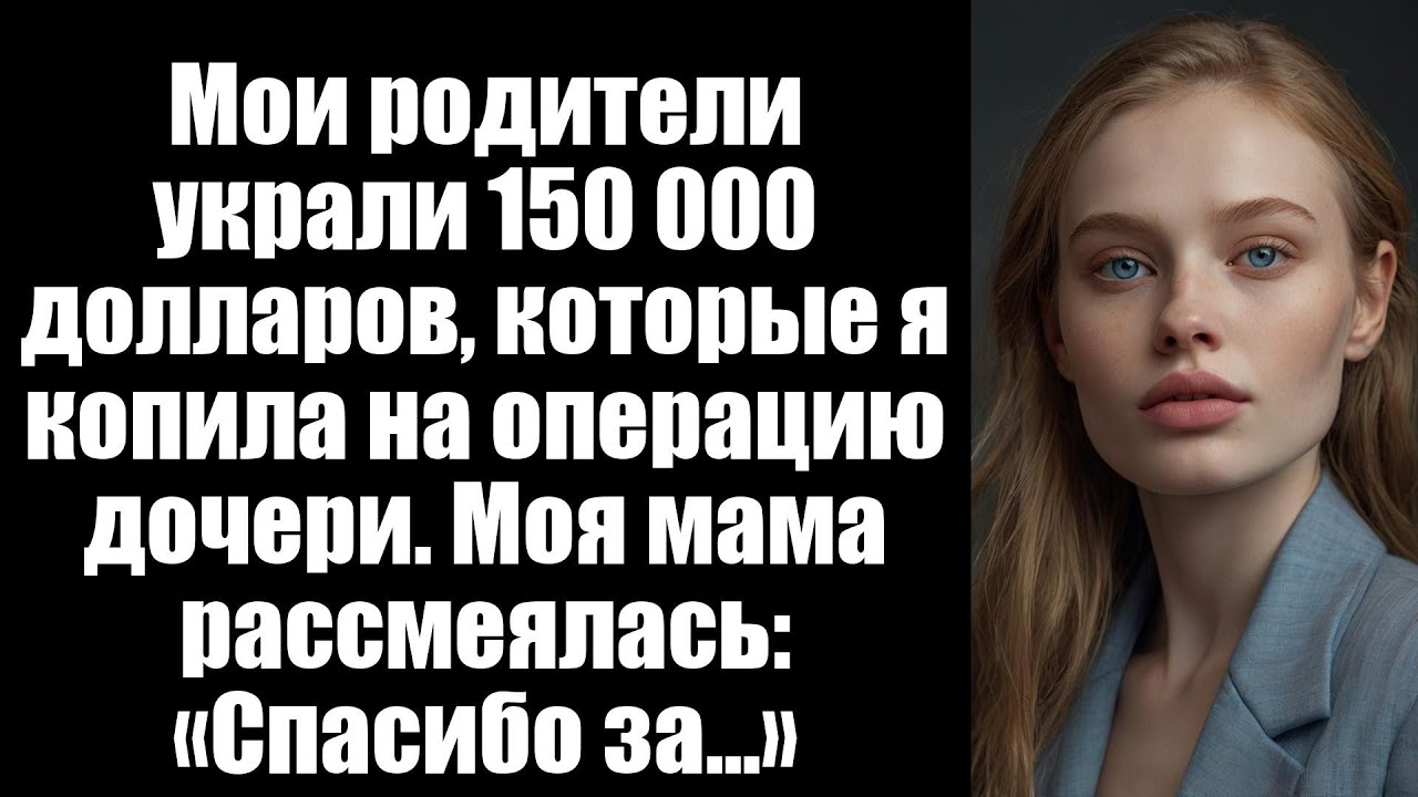 Мои родители украли 150 000 долларов, которые я копила на операцию дочери. Моя мама рассмеялась: «Сп