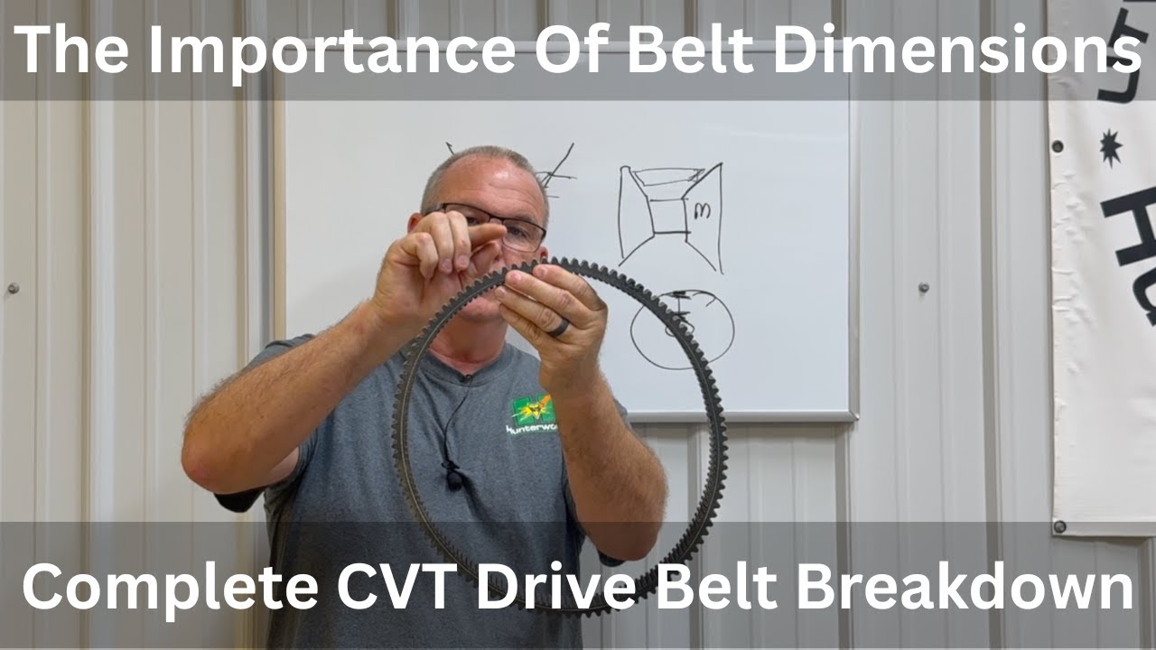 CVT Belt Dimensions: You NEED to know this!!
