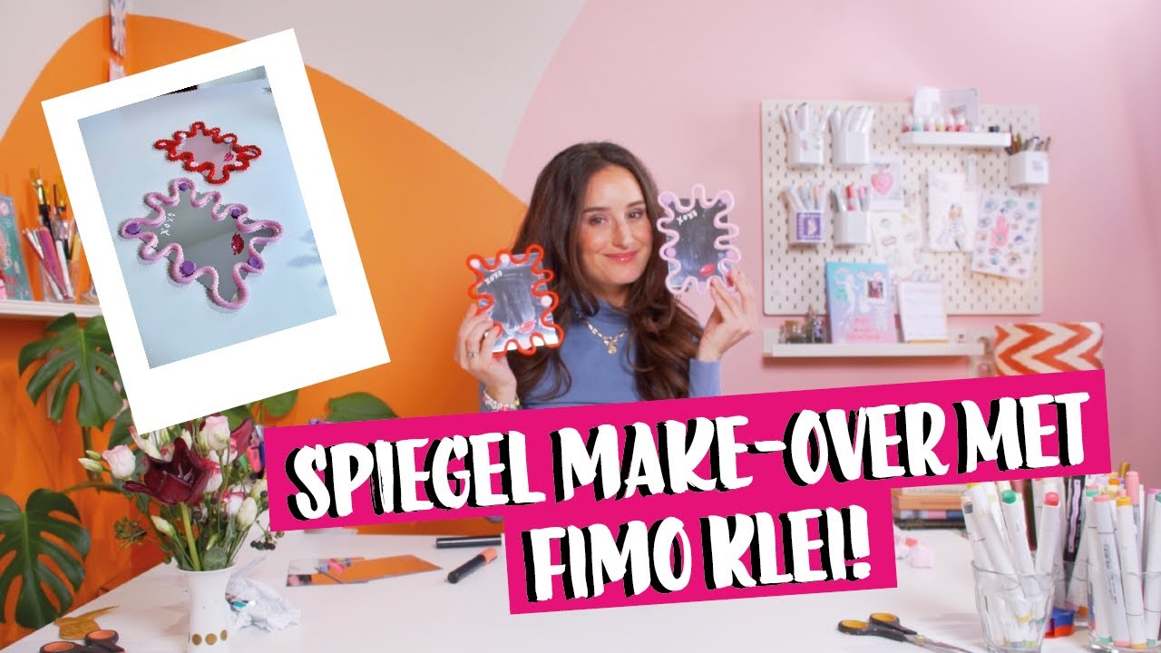 Spiegel Make-over Met Fimo Klei! ✨